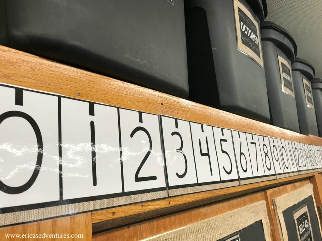 Classroom Number line