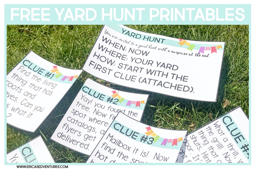 Free Yard Hunt Printables