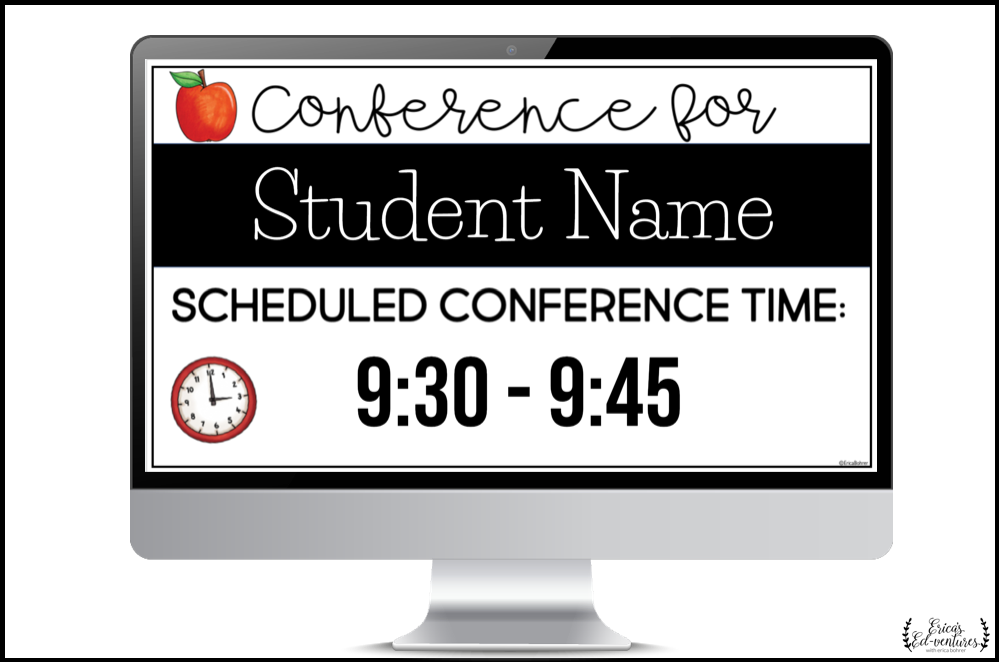 Virtual Parent Teacher Conferences Google Slides Presentation