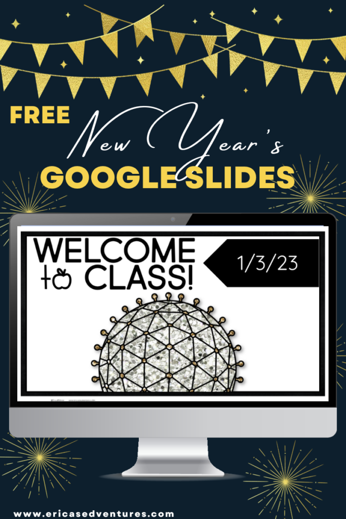 Free New Year's Google Slides