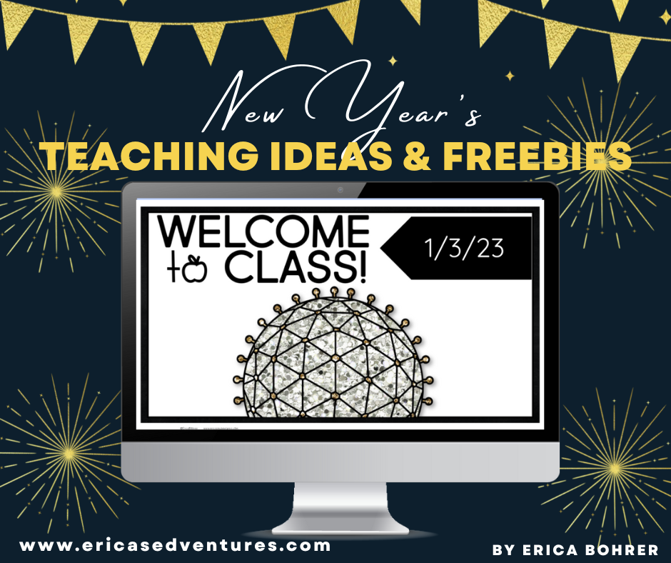 New Year's Teaching Ideas and Freebies 