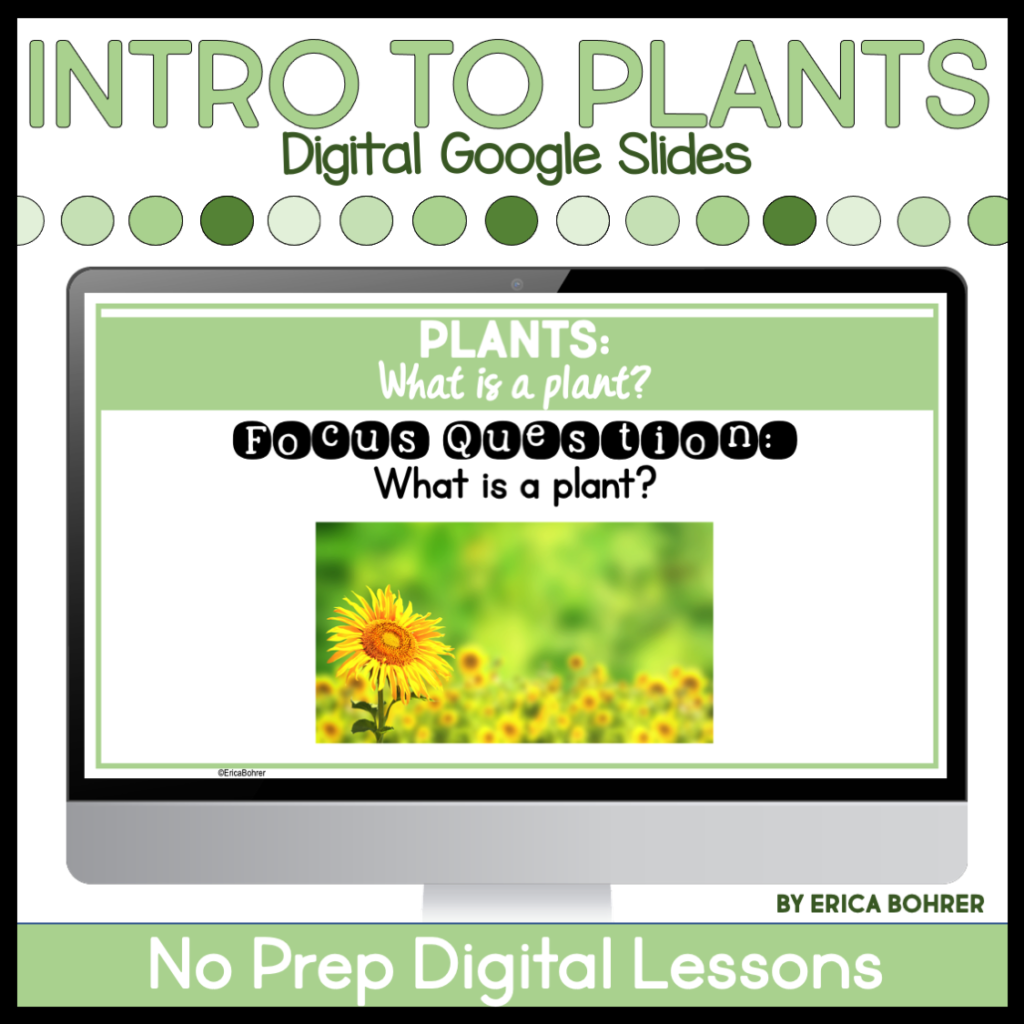 Digital Intro to Plants Lessons

