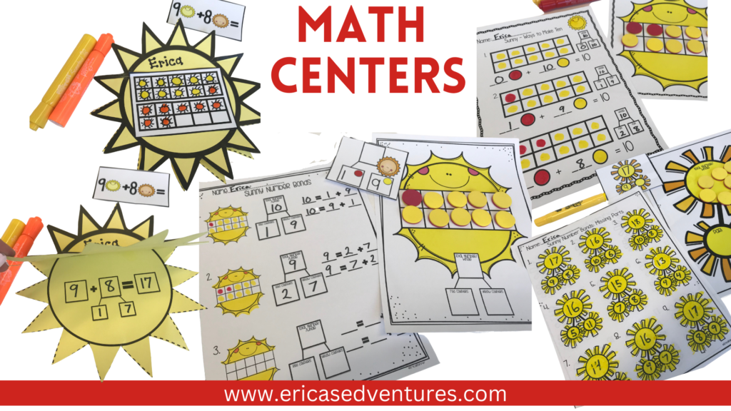 End of the Year Math Centers