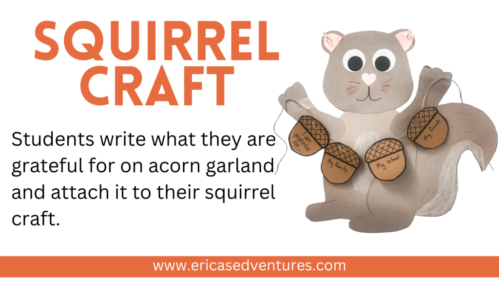 Fall Squirrel Craft