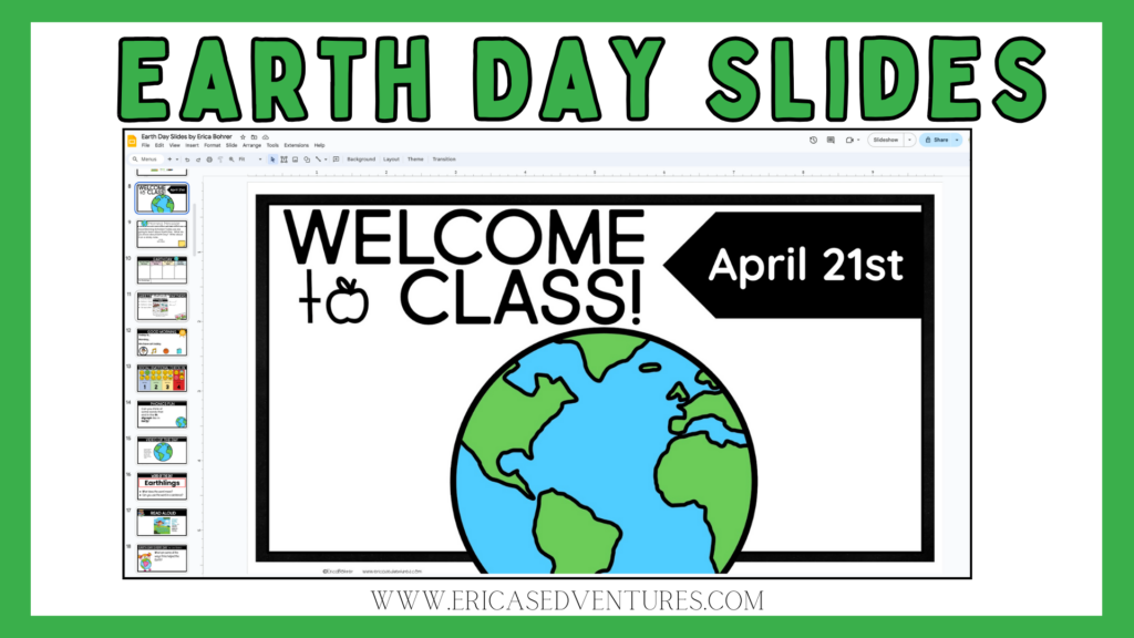 Earth Day Morning Meeting Slides
