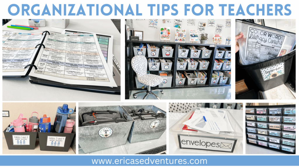 Organizational Tips for Teachers