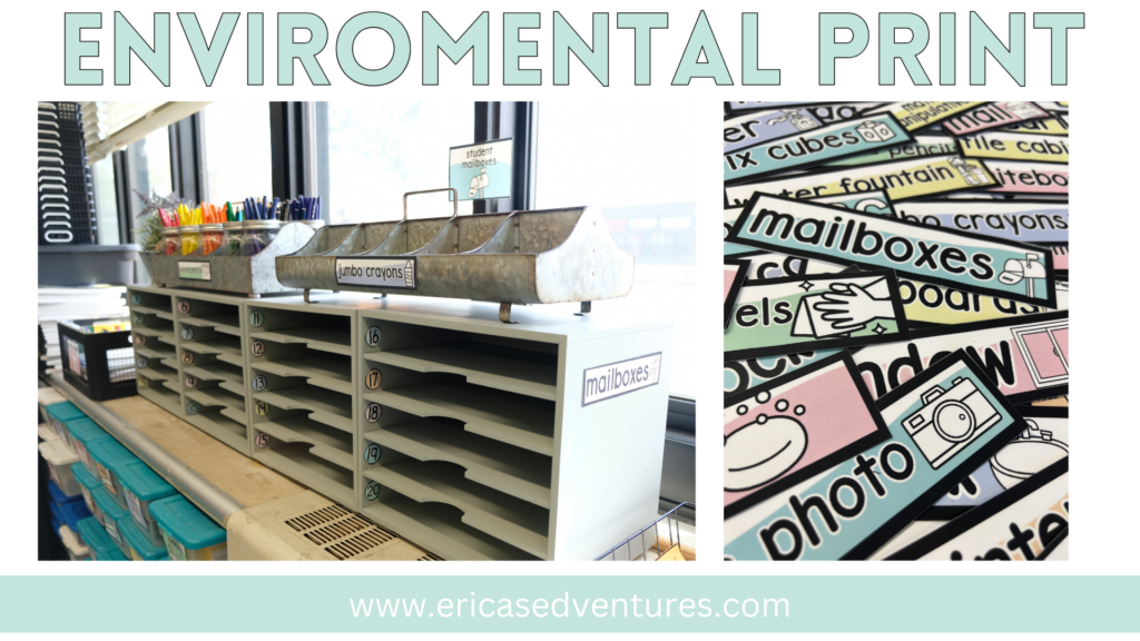 Classroom Environmental print