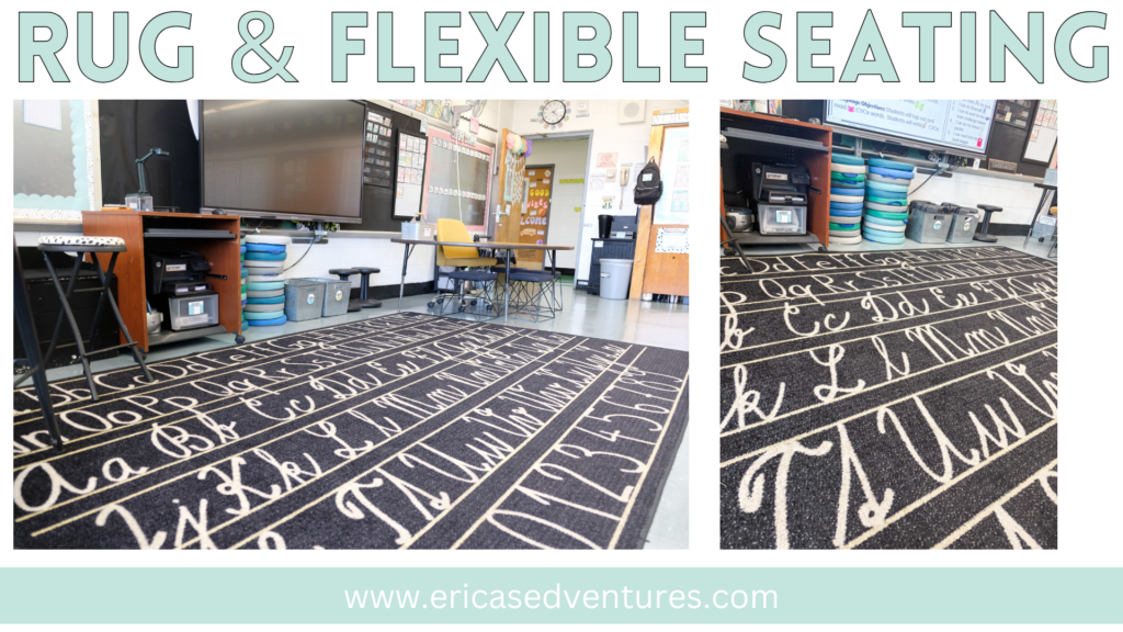 classroom rug and flexible seating