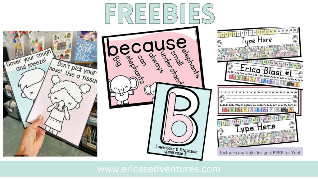 Pastel Classroom Decor Freebies
